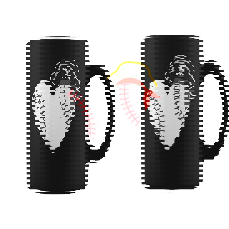 Baseball Pirate For Baseball Player Pitcher Catcher Coffee Mug