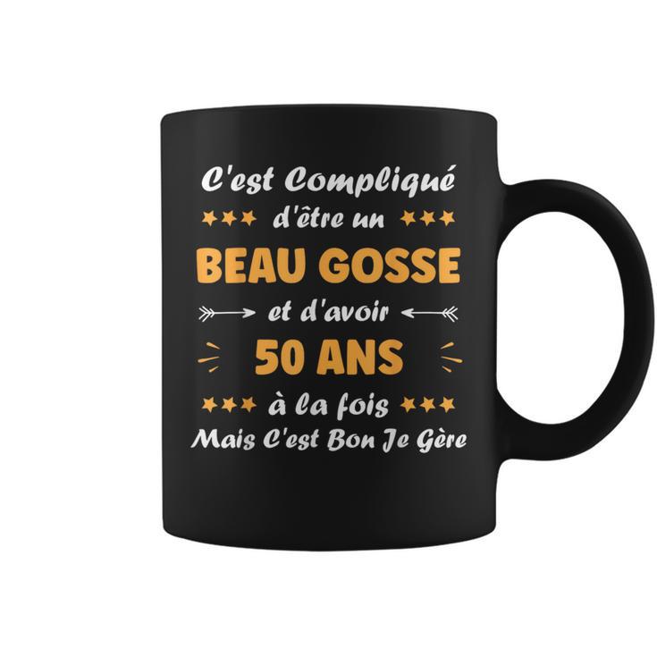 T-shirt Humour "Beau Gosse Qui Vient D'avoir 50 Ans" - Cadeau Drôle Pour Anniversaire, Noël - Coupe Classique