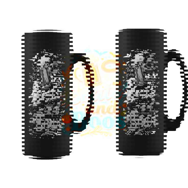 Beer Brats And Boos Oktoberfest Vibe With Halloween Coffee Mug