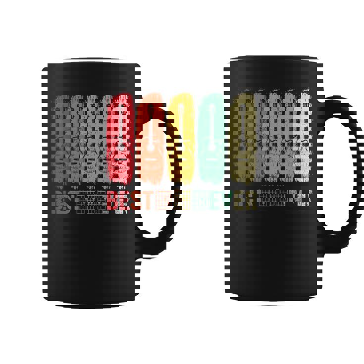 Best Guitarist Dad Ever Guitare Rétro Musicien Père Tasse