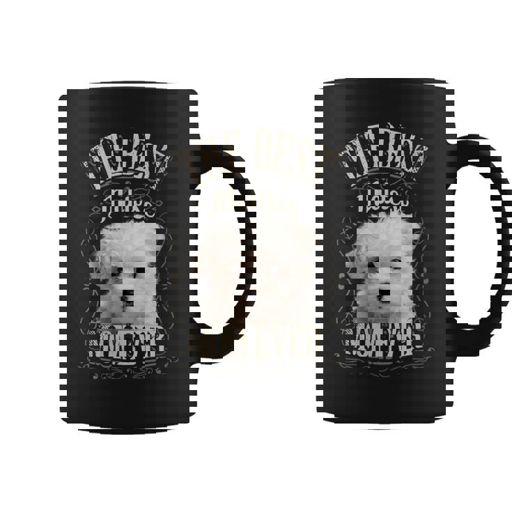 Best Maltese Mom Ever El Bichón Maltés Regalos Perro Cuello Taza de café