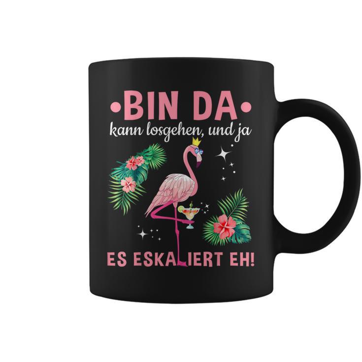 Bin Da Kann Losgehen Girls' Evening Flamingo S Tassen