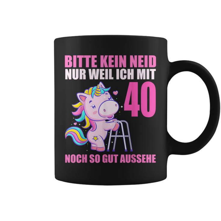 Bitte Kein Eneid Gut Aussehe 40 Jahre Unicorn 40Th Birthday Tassen