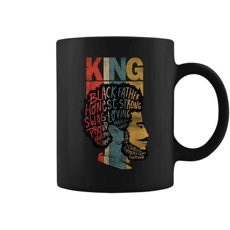 Black Fathers Day Black Leader King Dad African American Coffee