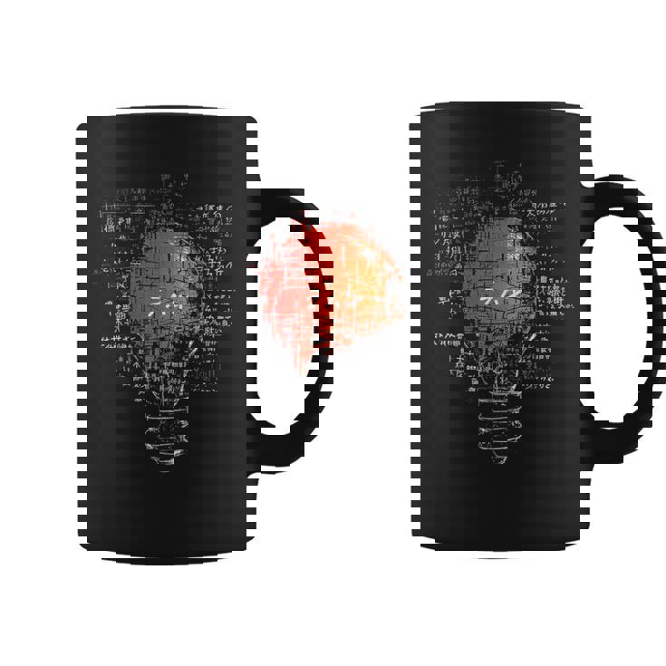 Bombilla Texto Arte Dibujo Gráfico Motivo Taza de café