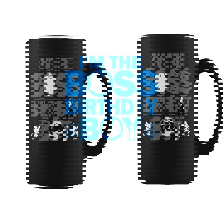 Im The Boss Birthday Boy Baby Family Party Decorations Coffee Mug