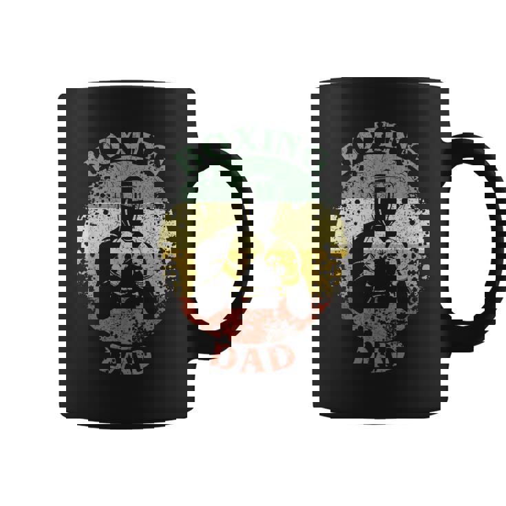 Boxeo Papá Apenadointage Boxeo Día Del Padre Taza de café