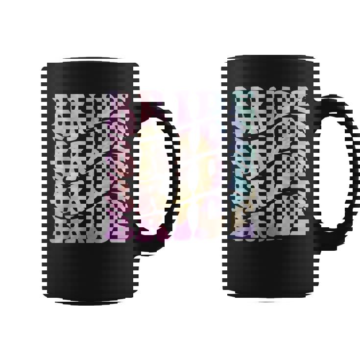 Bride To Be Bridal Shower Groovy Bachelorette Party Matching Coffee Mug