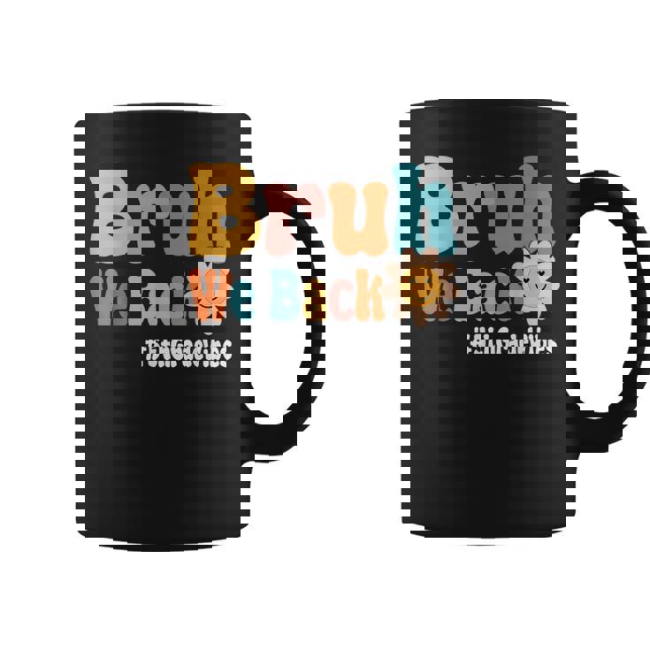 Bruh We Back 5Th Grade Vibes 1St Day Of School Fifth Grade Coffee Mug