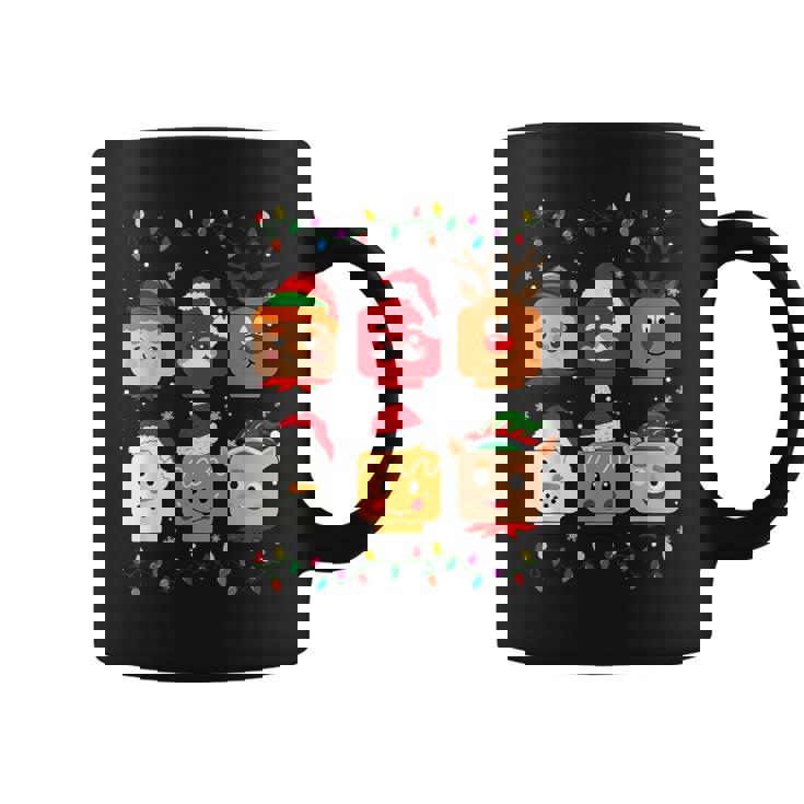 Building Brick Santa Elf Friends Christmas Boys Girls Men Coffee Mug