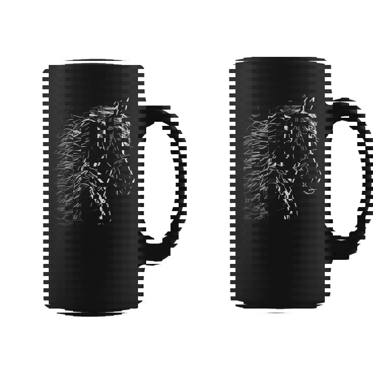 Caballos Niñas Es Caballos Taza de café