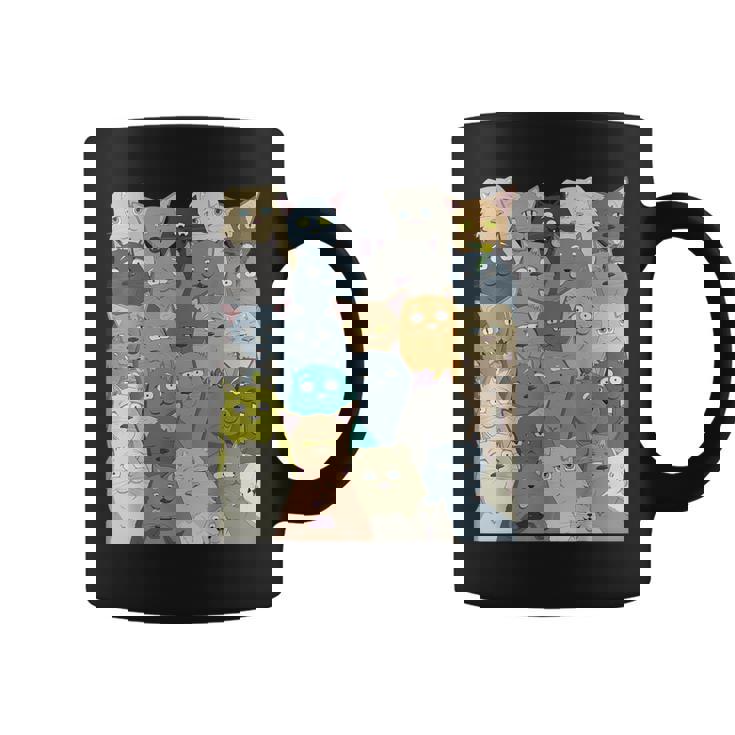 Camisa De Gatos Lindos Divertidos Sarcásticos Kawaii Anime Cat Lovers Taza de café