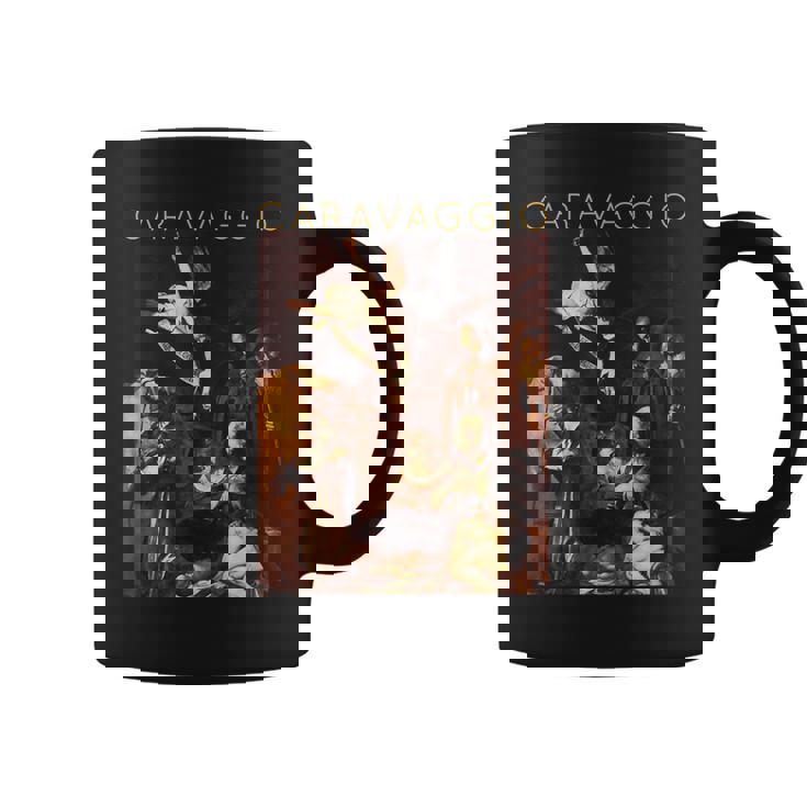 Caravaggio Natividad Con San Francisco Y San Lorenzo Taza de café