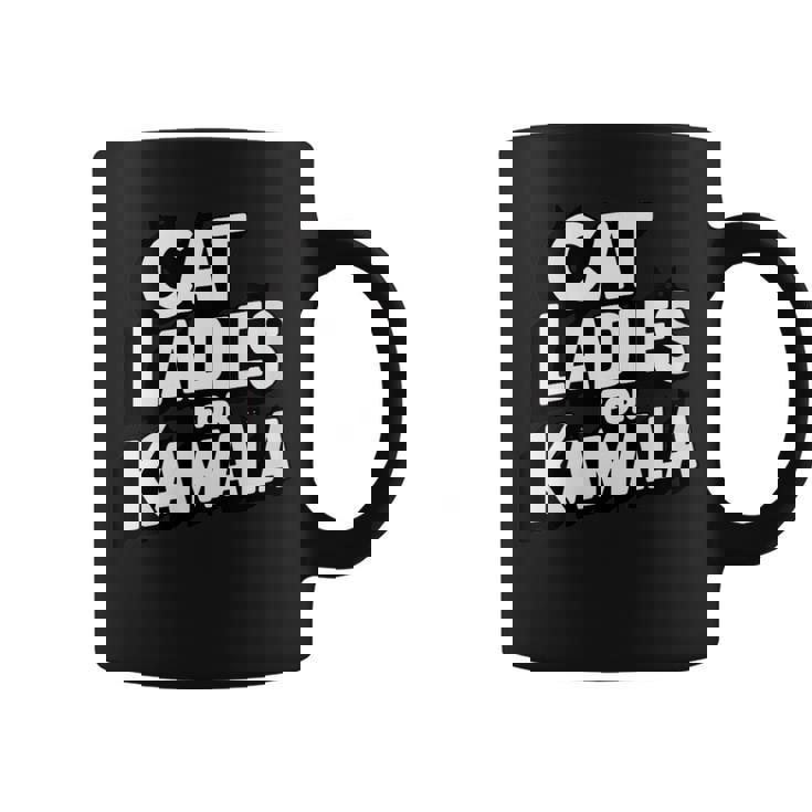 Cat Ladies For Kamala Cat Présidente De Kamala Harris Tasse