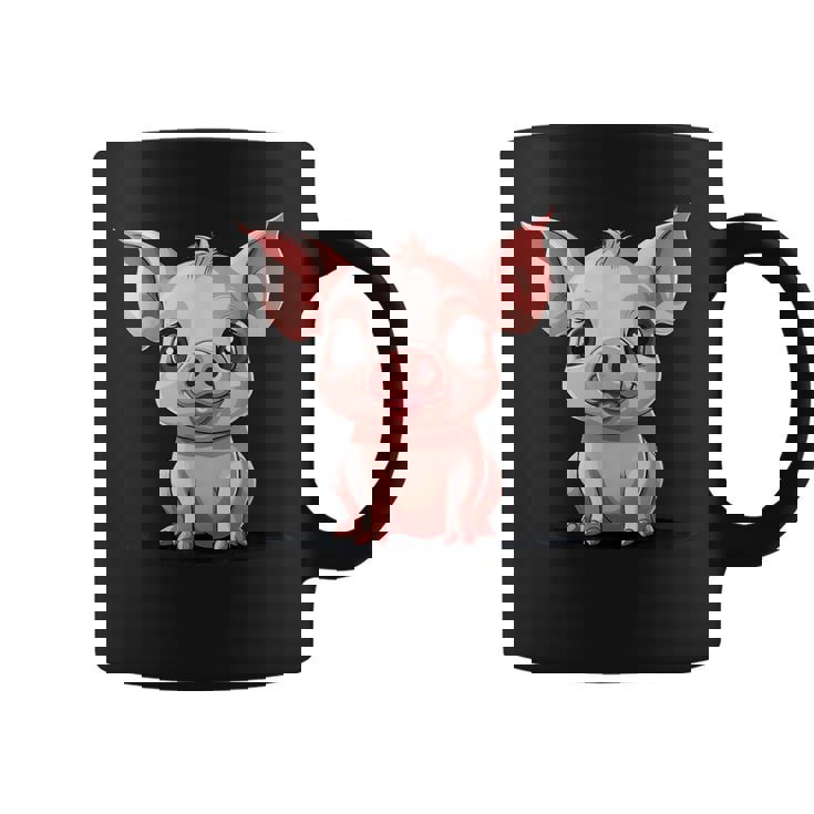 Cerdo Lindo Cerdo De La Suerte Niños Cerdito Taza de café