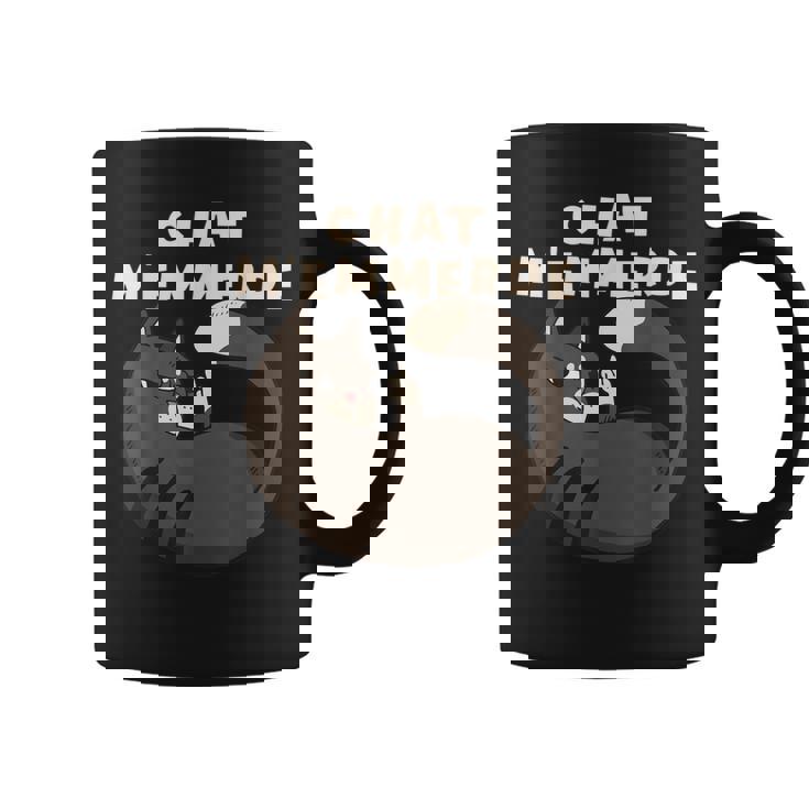 Chat M'emmerde Chat M'épuise Chat Homme Cadeau Humour Tasse