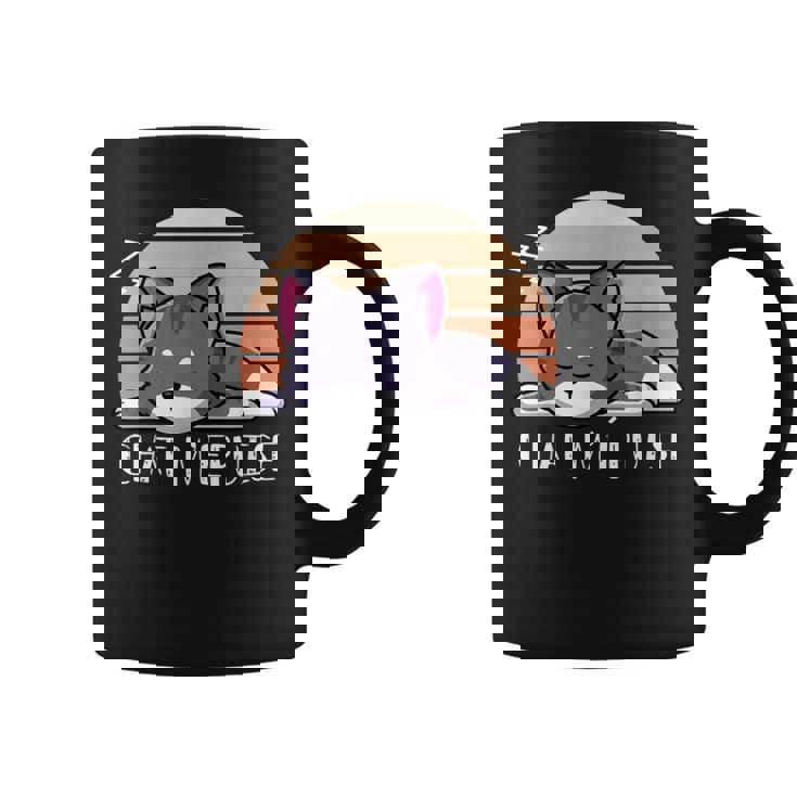 Chat M'épuise Chat Humour Homme Drôle Chaton Tasse