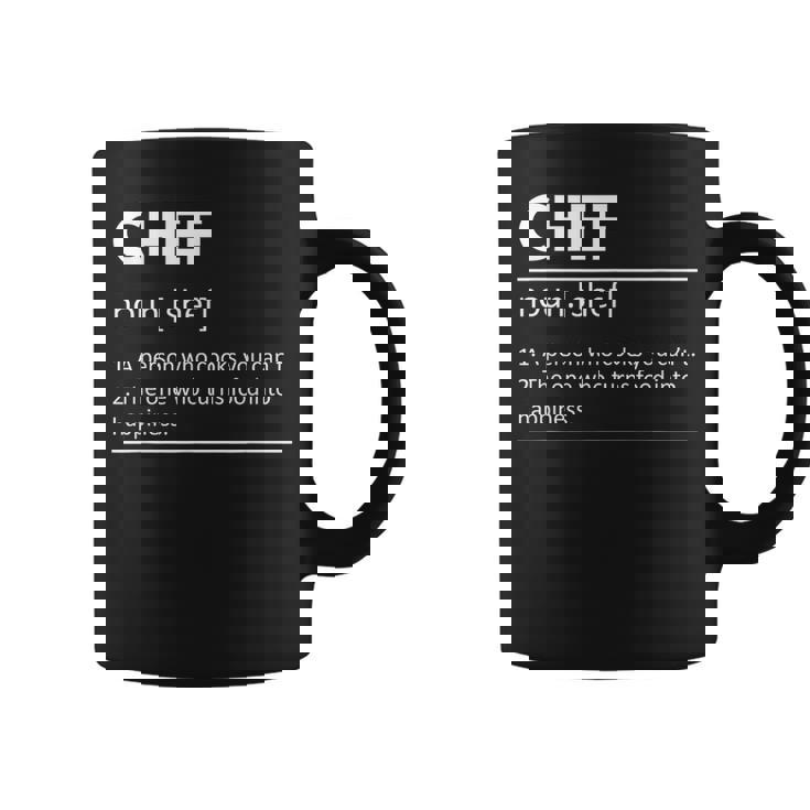 Chef Chef Definition Regalo De Chef Chef Chef Taza de café