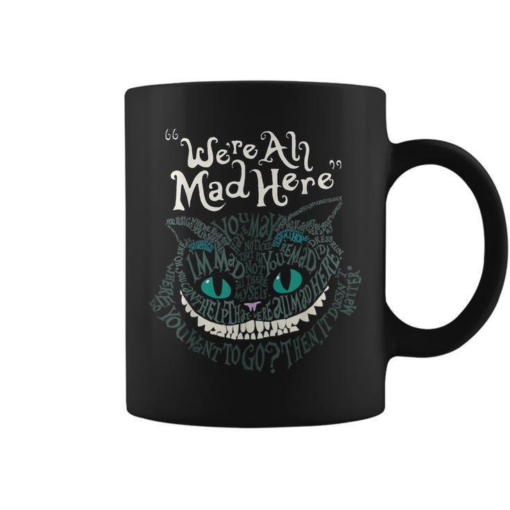 Cheshire Alice Cat Wir Sind Alleerrückt Hier Wunderland Tassen