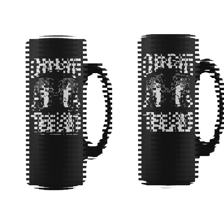 Chiang Mai Elephant Thailand Graphic Print Coffee Mug