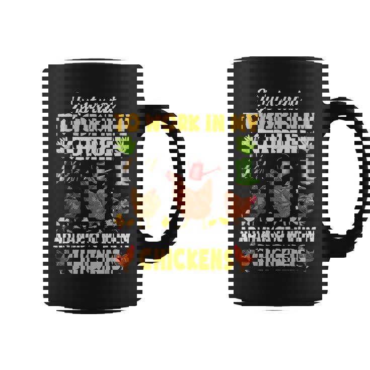 Chicken Animal Farm Garden For Farmer Men Women Gardening Coffee Mug