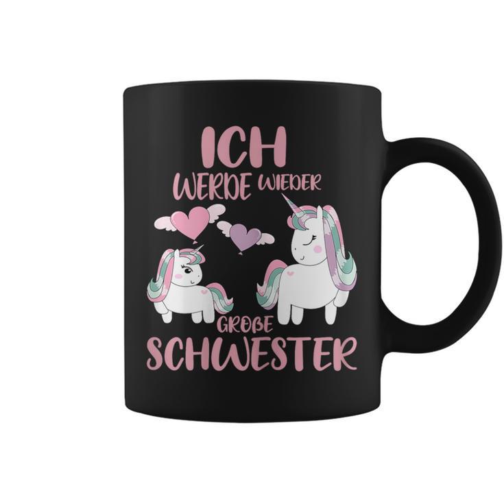 Children's Ich Werde Wieder Große Schwestererkunden Unicorns Tassen