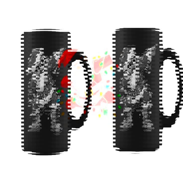 Christmas Dabbing Santa Xmas Lights Girls Boys Christmas Dab Coffee Mug