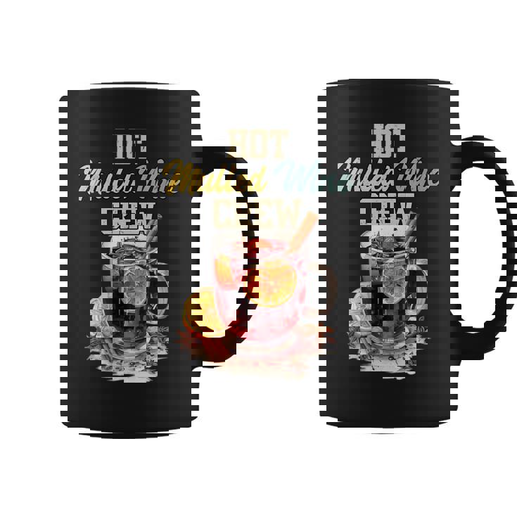 Christmas Market HOT MULLED WINE CREW Friendship Graphic Print Coffee Mug