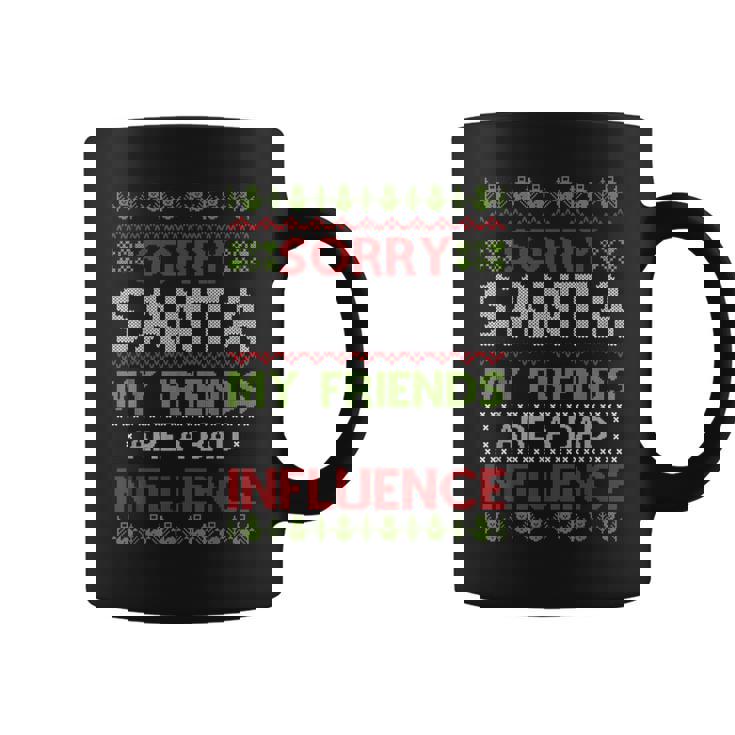 Christmas Santa Friends Ugly Christmas Sweater Coffee Mug