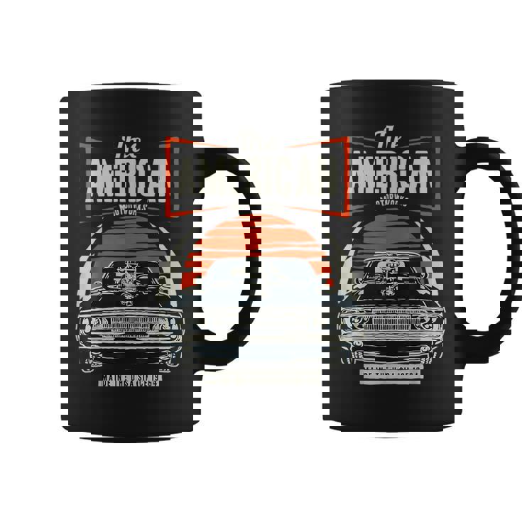Clásica Americana Muscle Cars Taza de café