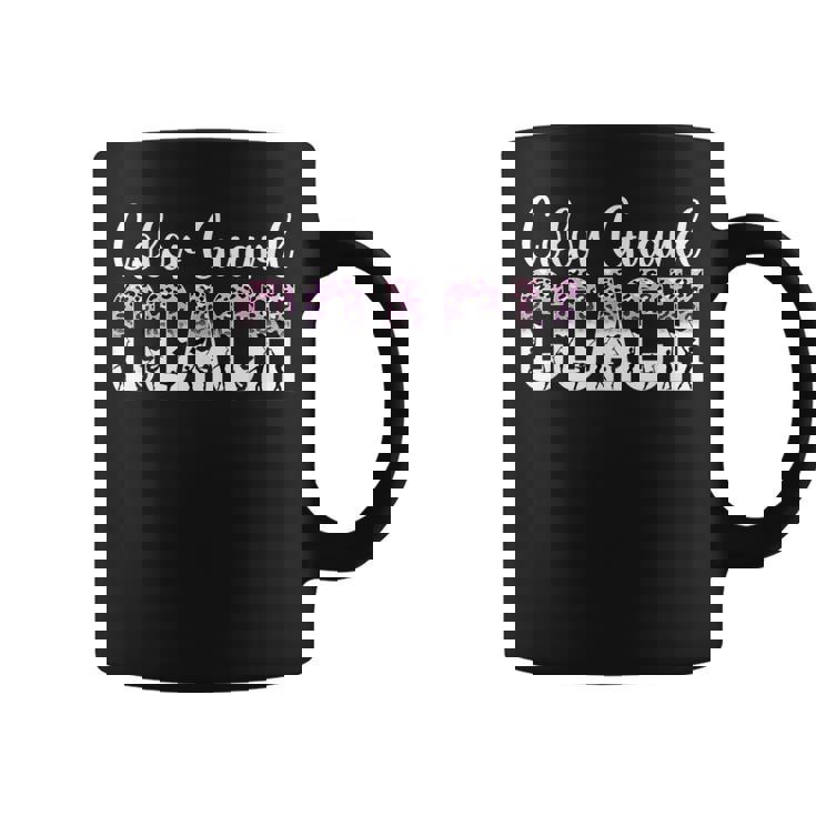 Color Guard Coach Leopard Guard Coach Coffee Mug