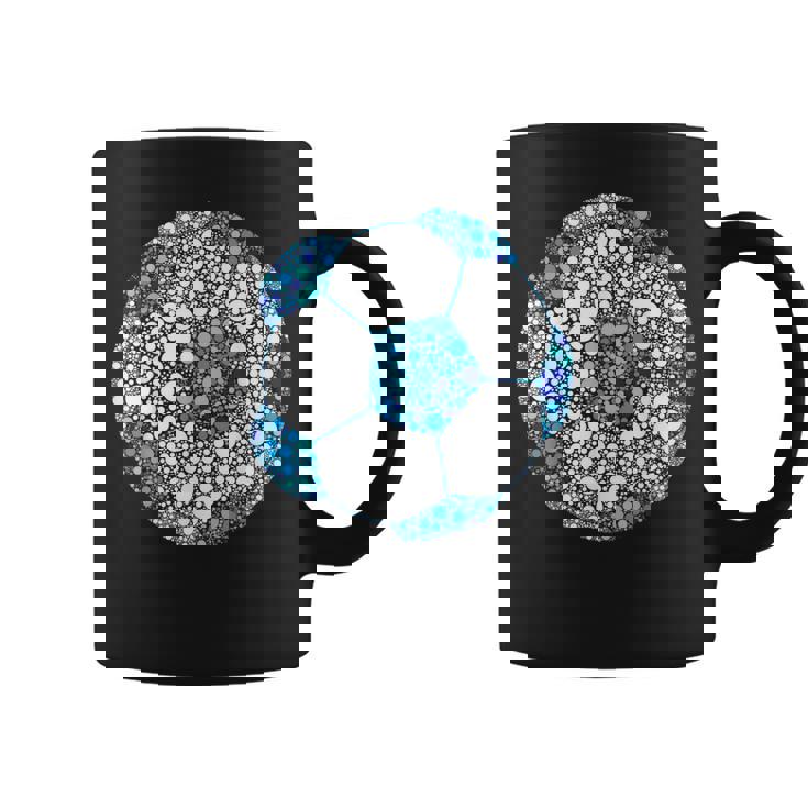 Colorful Polka Dot Soccer Lover International Dot Day Coffee Mug