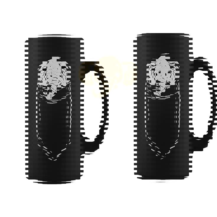Cool Elephants Pocket Elephant In Pocket Graphic Print Coffee Mug