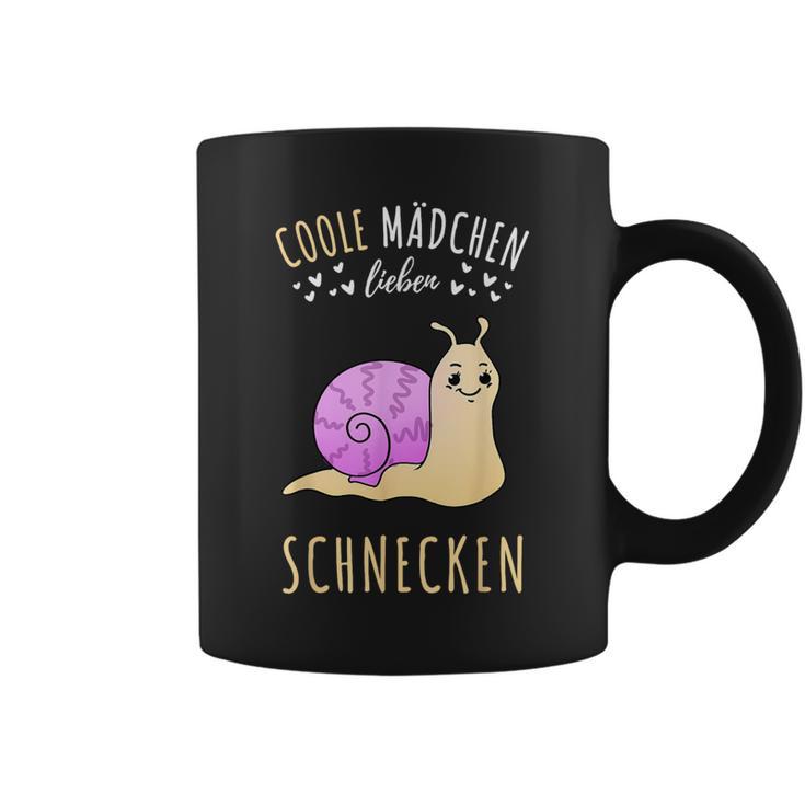 Coole Mädchen Lieben Schnecken Geschenk Tassen