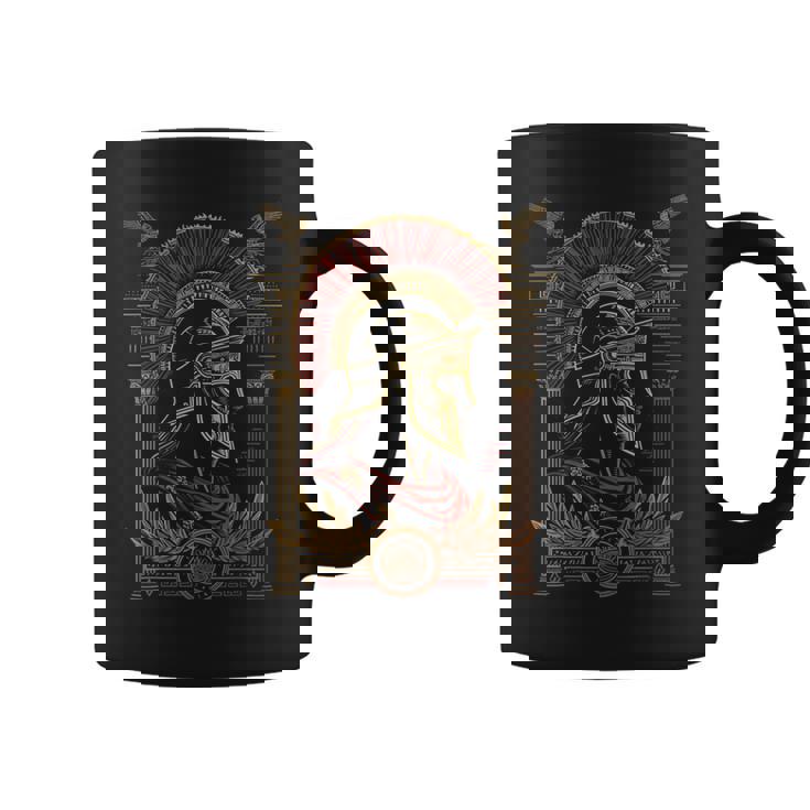 Corona De Laurel De Águila Gladio Casco Legionario Imperio Romano Taza de café