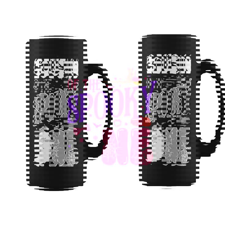 Cousin Of The Spooky One 1St Birthday Halloween Pink Ghost Coffee Mug