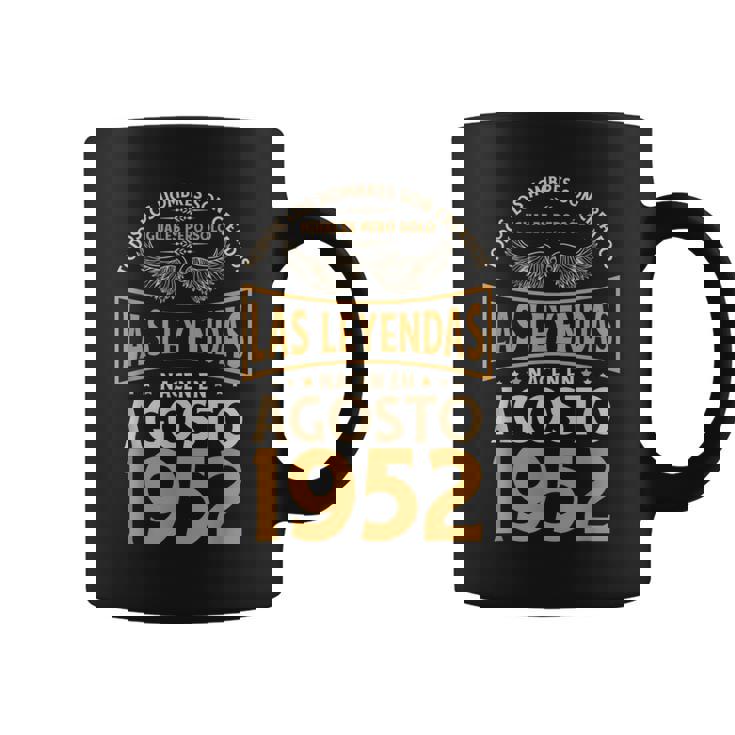 Cumpleaños Hombre Regalos Las Leyendas Agosto 1952 Taza de café