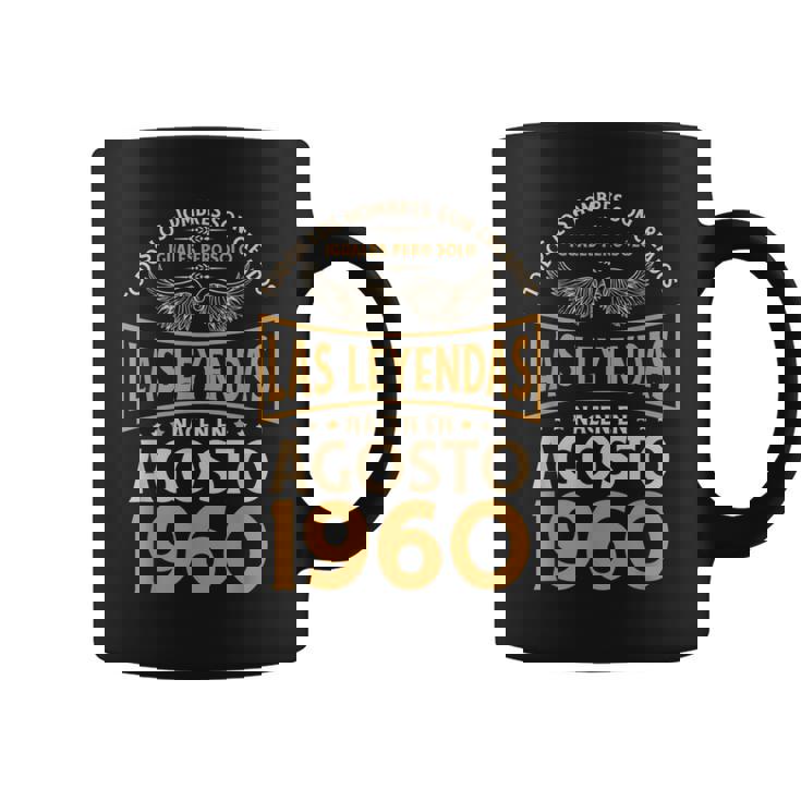 Cumpleaños Hombre Regalos Las Leyendas Agosto 1960 Taza de café