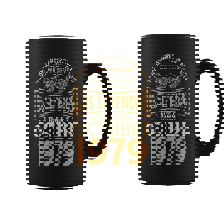 Cumpleaños Hombre Regalos Las Leyendas Octubre 1979 Taza de café
