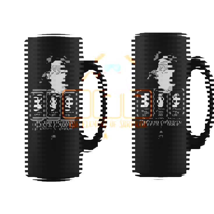 Cute Chemistry Boo The Element Of Surprise Chemist Halloween Coffee Mug