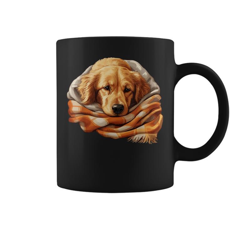 Cute Dog Official Sleep Golden Retriever Dog Tassen