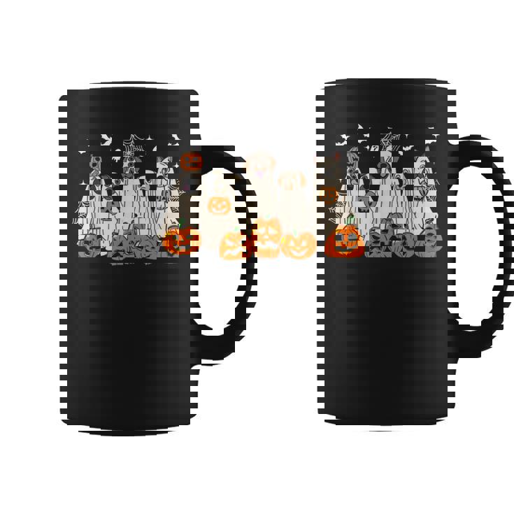 Cute Halloween Ghost Dogs Dog Lovers Women Coffee Mug