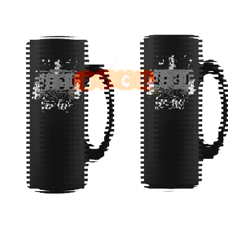Cute Nicu Boo Crew Spooky Nurse Halloween Cute Ghost Pumpkin Coffee Mug