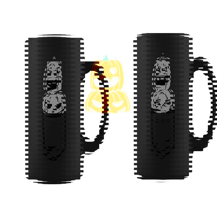 Cute Scary Pumpkins In Your Pocket Halloween Costume Coffee Mug