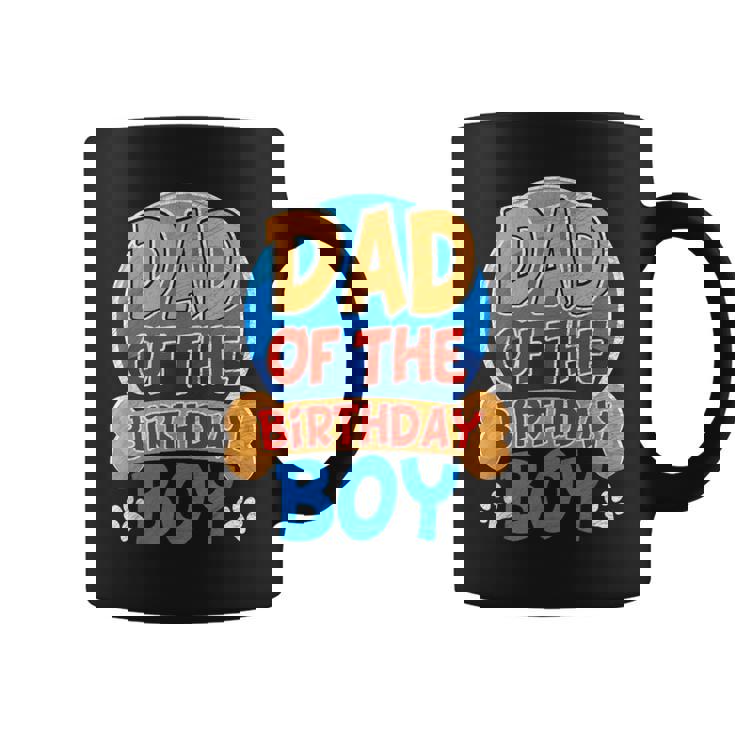 Dad Mom Of The Birthday A Boys Paw Family Matching Coffee Mug