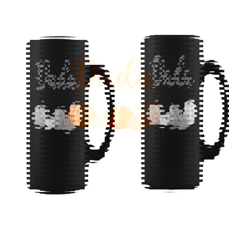 Dada Of Little Pumpkin First Birthday Autumn Pumpkin Coffee Mug