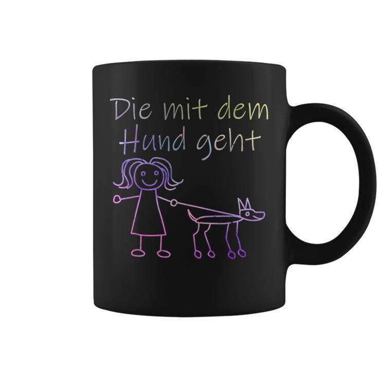 Die Mit Dem Hund Geht Half-Sleeve Die Mit Dem Hund Gehen German Lang Tassen