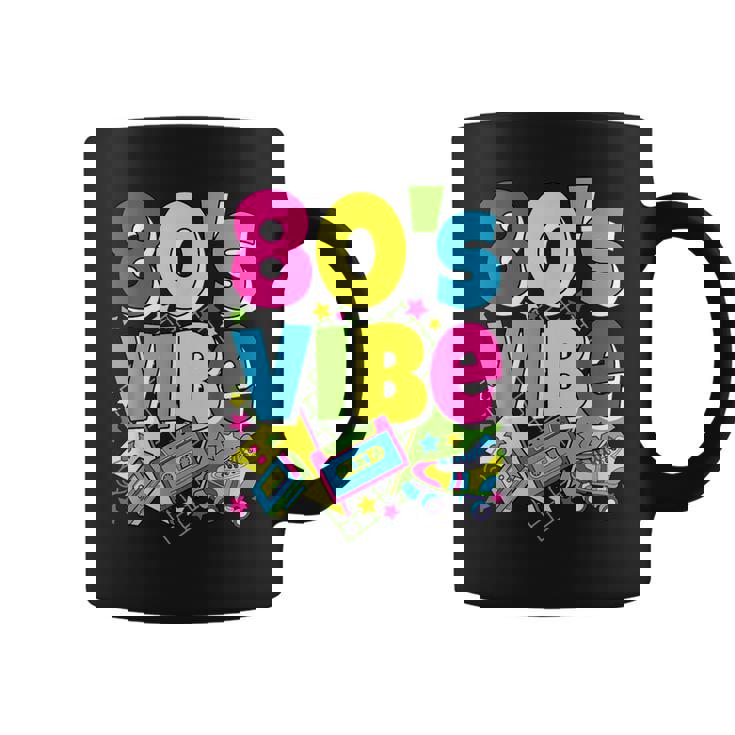 Disfraz Divertido De Fiesta De Los 80 Retro Para Amantes De Los 80 Taza de café