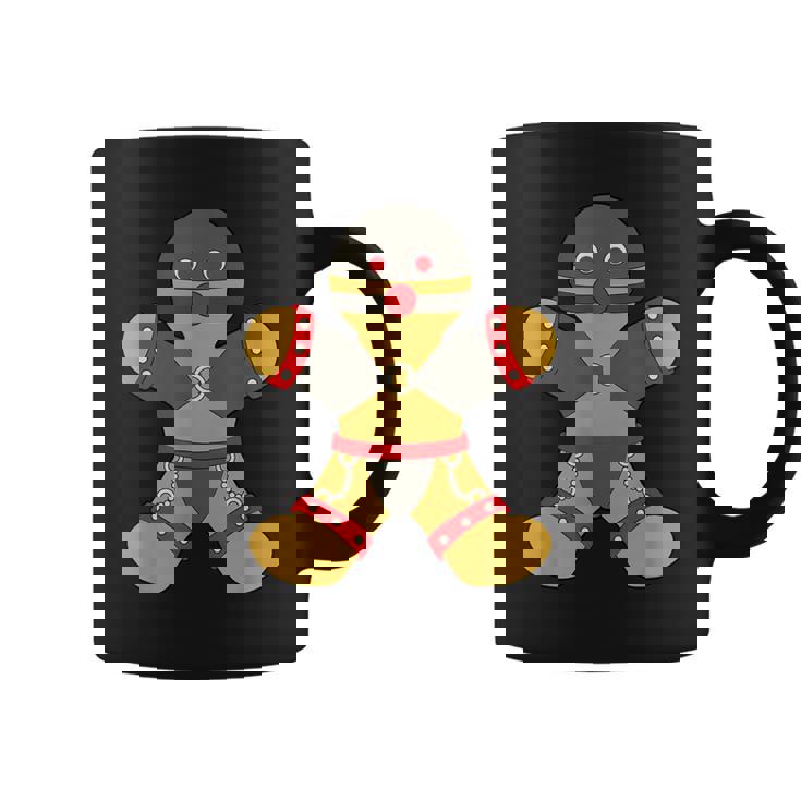 Divertido Bdsm Pan De Jengibre Hombre Broma- Humor Feliz Taza de café