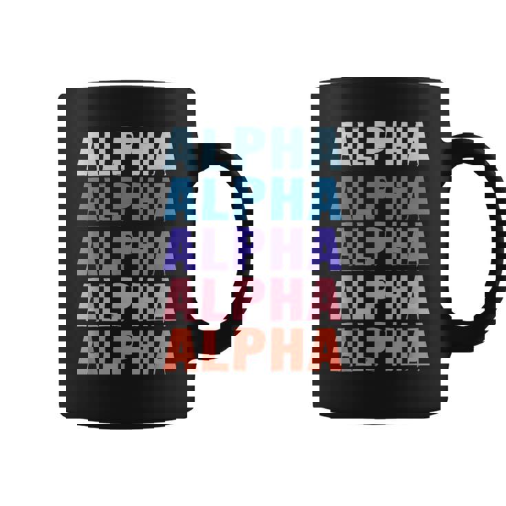 Divertido Regalo Nombre Alfa Personalizado Primer Nombre Taza de café